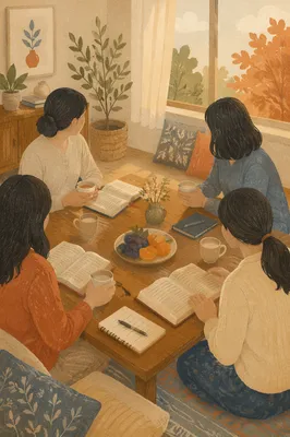 Asian Women Bible Study Tea Fellowship