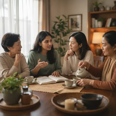 Asian Women Bible Study Tea Fellowship
