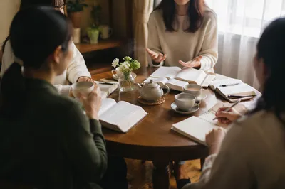 Asian Women Bible Study Tea Fellowship