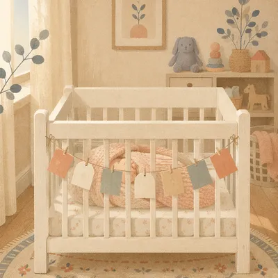 Peaceful Newborn Sleeping in Cozy Nursery