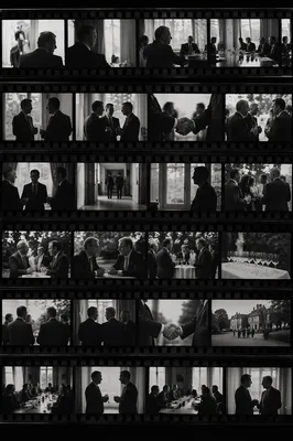 Business Handshake Meeting Contact Sheet