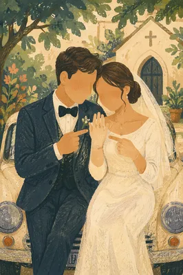 Newly Married Couple at Chapel Retreat