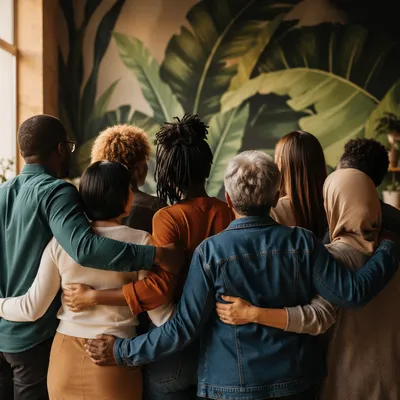 Multicultural Fellowship Gathering in Warm Unity