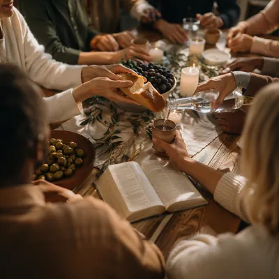 Multicultural Fellowship Around a Shared Table