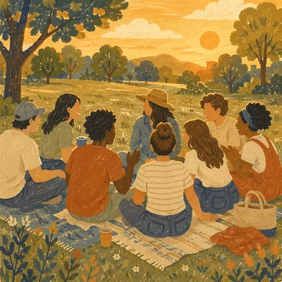 Joyful Diverse Youth Fellowship in Park