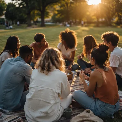 Diverse Youth Fellowship in Golden Hour Park