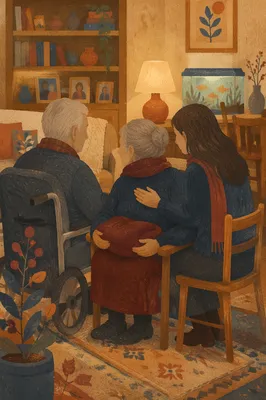 Grandparents and Grandchild in Warm Fellowship