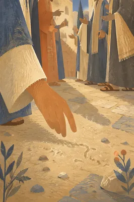 Compassionate Hand Reaching Toward Dusty Courtyard