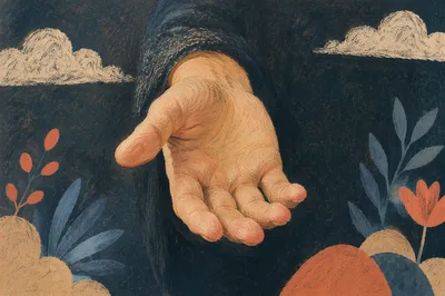Outstretched Hand Reaching for Connection