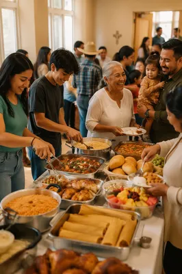Community Potluck in Church Fellowship Hall