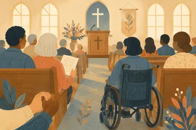 Inclusive Church Service with Accessible Seating