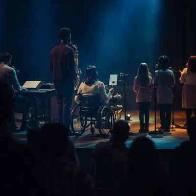 Inclusive Music Moment on Church Stage