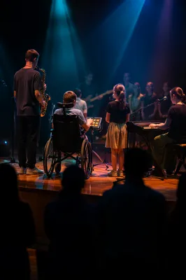 Inclusive Music Group on Church Stage
