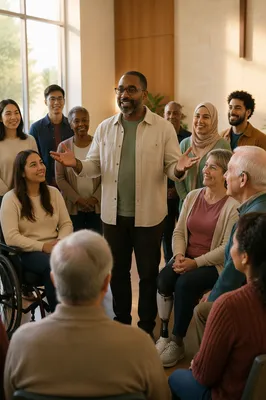 Inclusive Church Service Welcoming Diverse Abilities