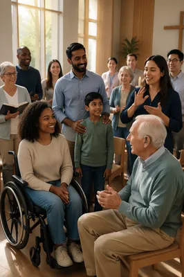 Inclusive Congregation Gathering in Bright Church Hall