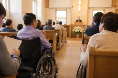 Inclusive Church Service with Accessible Seating