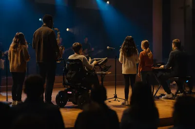 Inclusive Church Music Moment on Stage