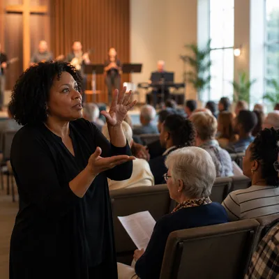 Sign Language Interpreter in Community Service