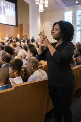 Sign Language Interpreter in Community Service