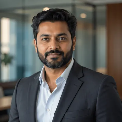 Dignified Indian Professional Man Portrait