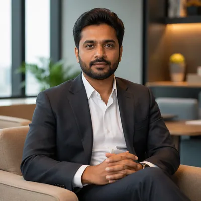 Dignified Indian Professional Man in Office