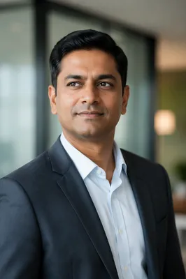 Dignified Indian Professional Man Portrait