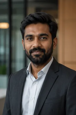 Dignified Indian Professional Man Portrait