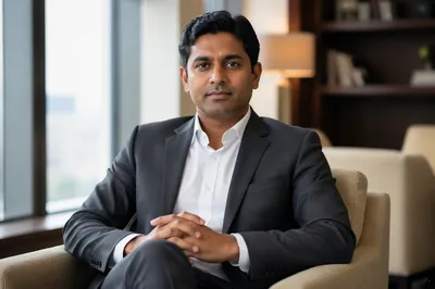 Confident Indian Professional in Modern Office
