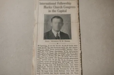 Vintage Newspaper on International Church Fellowship
