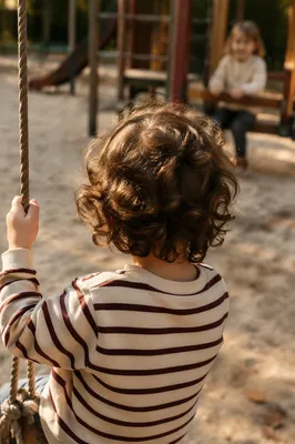 Children Playing on a Warm School Playground
