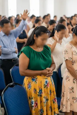 Latino Congregation Worshiping in Bright Church Hall