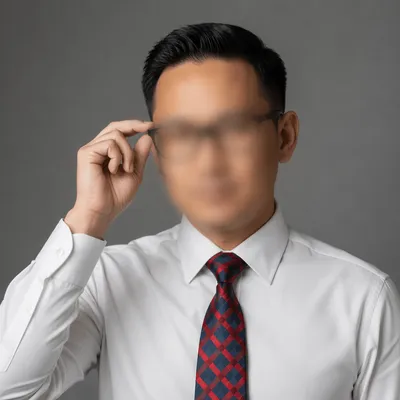 Professional Casual Man Portrait with Tie