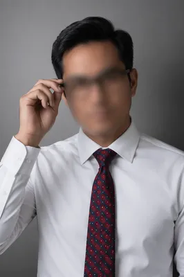 Professional Man Portrait with Glasses and Tie