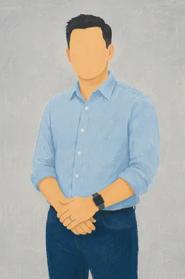Professional Casual Man Portrait in Studio