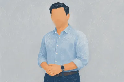 Professional Casual Man Portrait in Studio