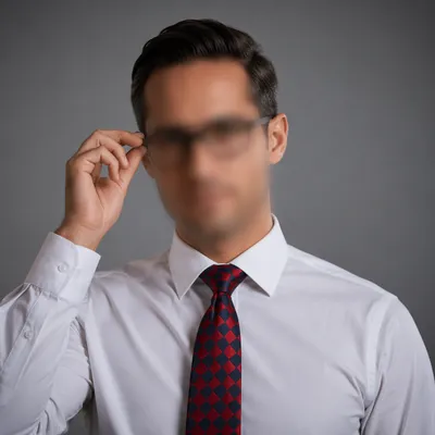 Professional Casual Man Portrait with Tie