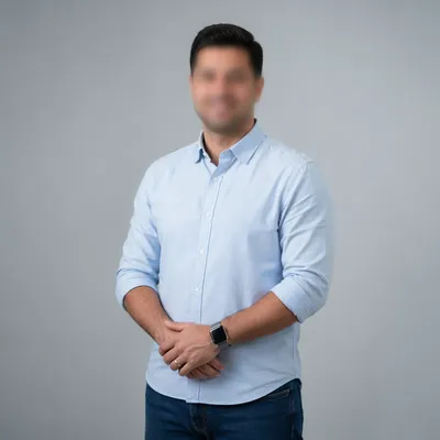 Professional Casual Man Portrait in Studio