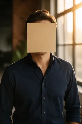 Anonymous Professional Man by Sunlit Window