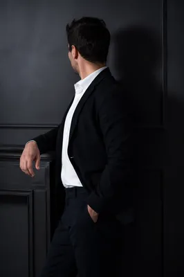 Professional Casual Man Portrait in Moody Studio