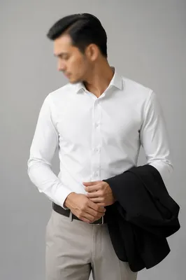 Professional Casual Man Portrait on Gray