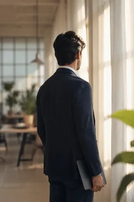 Professional Casual Man Portrait by Window