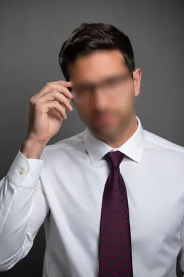 Professional Casual Man Portrait with Tie