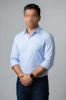 Professional Casual Man Portrait in Studio