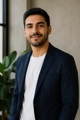 Professional Casual Portrait of Young Man