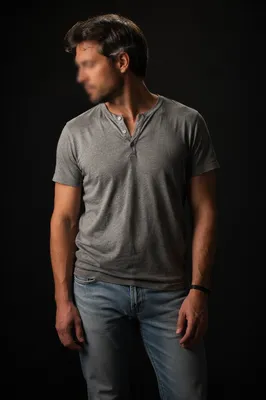 Professional Casual Man Portrait on Black
