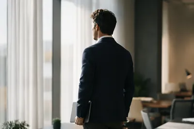 Professional Casual Man by Window Portrait