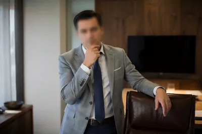 Professional Casual Man Portrait in Office