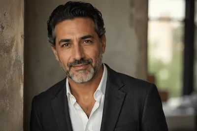 Distinguished Middle Eastern Man in Soft Light
