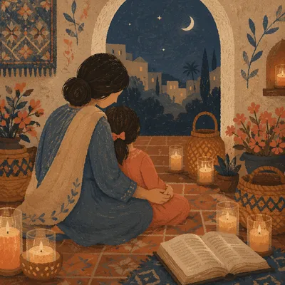 Tender Mother and Child Evening Prayer