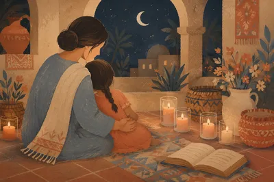 Tender Mother and Child Evening Prayer